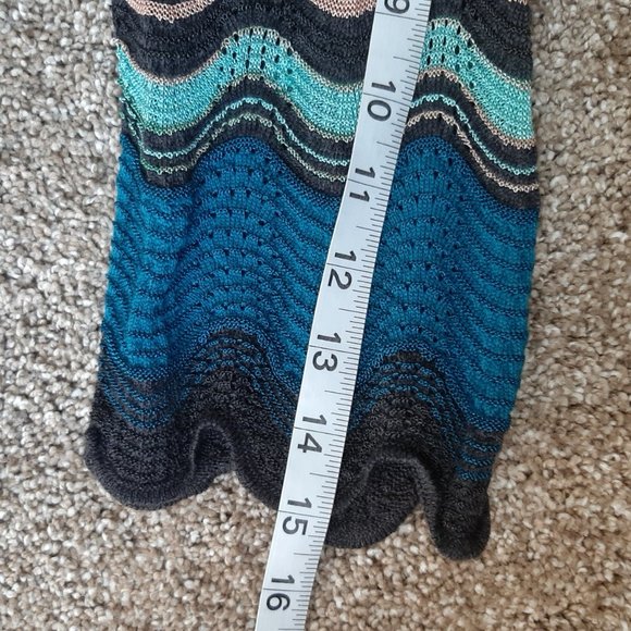 Missoni M Missoni Cowl Neck Wool Blend Knit Sweater Dress SZ 2 - Picture 11 of 11